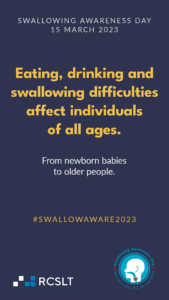 Swallowing Awareness Day 2023 Instagram story template