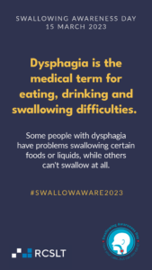Swallowing Awareness Day 2023 Instagram story template