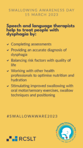 Swallowing Awareness Day 2023 Instagram story template