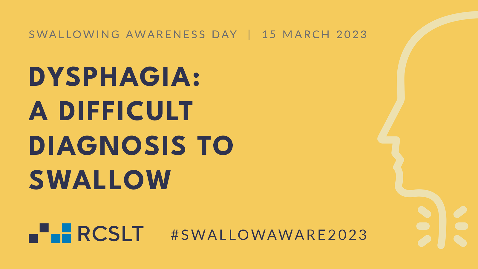 Swallowing Awareness Day 2023 Twitter Post graphic