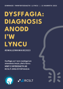 Swallowing Awareness Day 2023 Welsh poster image