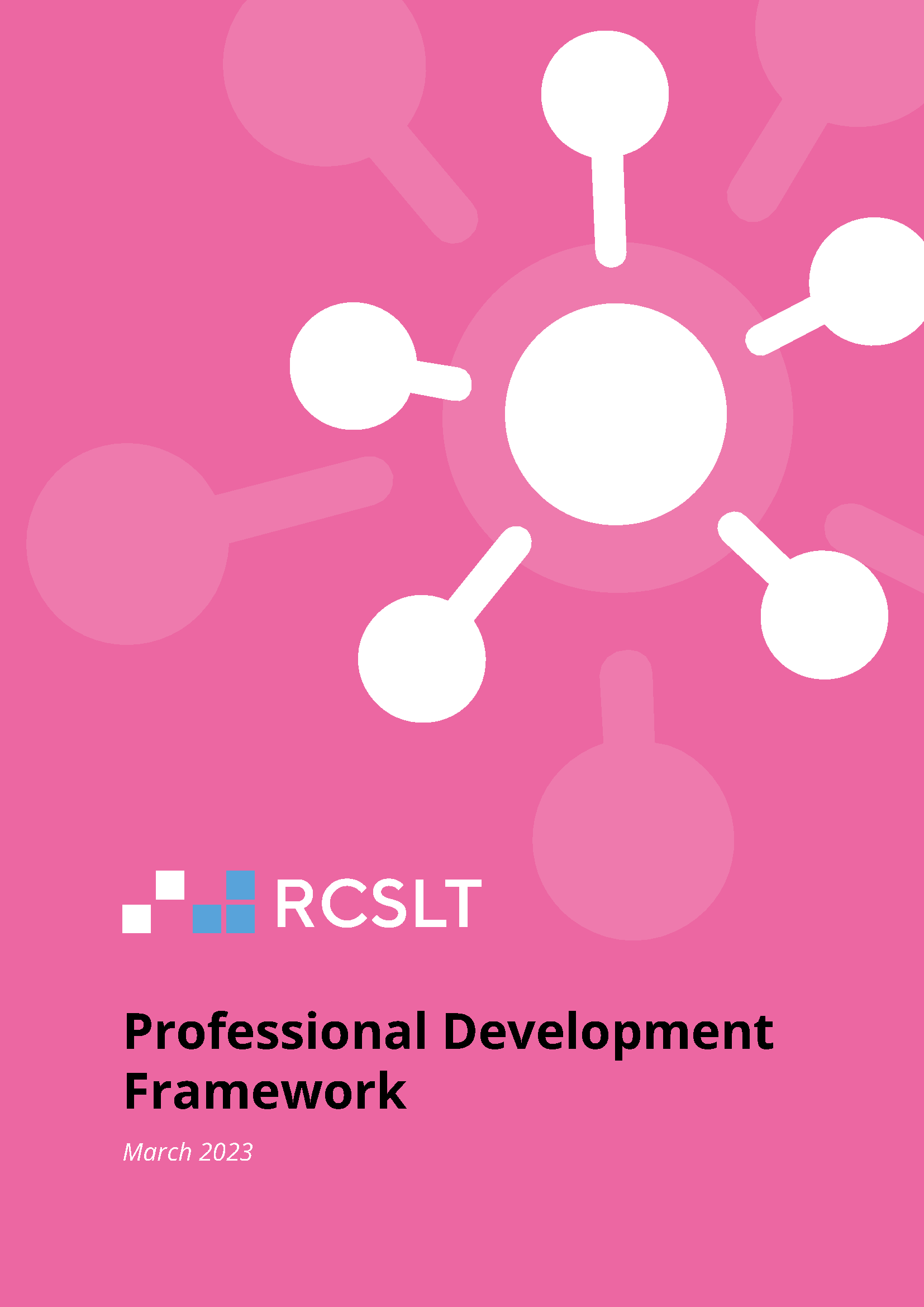 Professional development framework pdf image of front cover